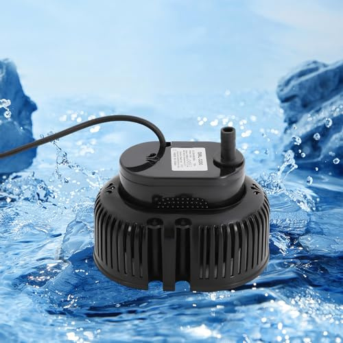 Pompa sommersa per acque sporche, 75 W, pompa di copertura per piscina (nero)