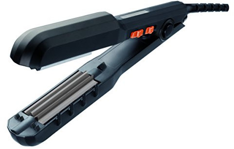 Collexia Roll & Crimp - Plancha para pelo frisé, color negro