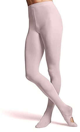 Silky Pink Essential Convertible Ballet Tights Age 9 to 11