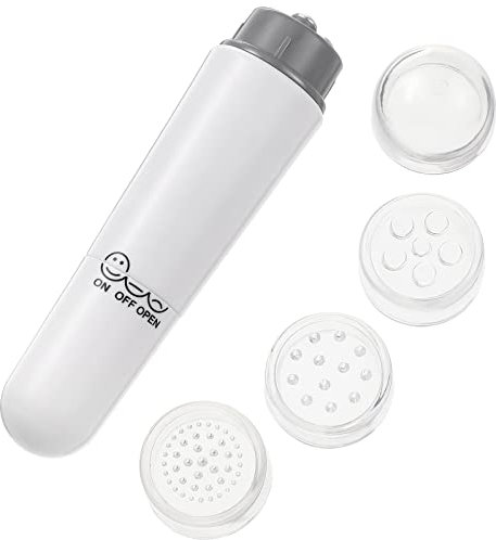 Healifty Gesichtsmassagegerät 4 in 1 Elektrische Gesichtsmassagegerät Mini Akupressur Massagegerät für Schmerzen Schmerzlinderung (weiß)