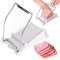 FIBOUND Inossidabile Affettatrice Affettatrice Di Carne Pranzo Affettatrice per Formaggio - Affettatrice Versatile in Fili di Acciaio Inossidabile,per Prosciutto, Uovo, Tagliabile in 10 Fette (Bianco)