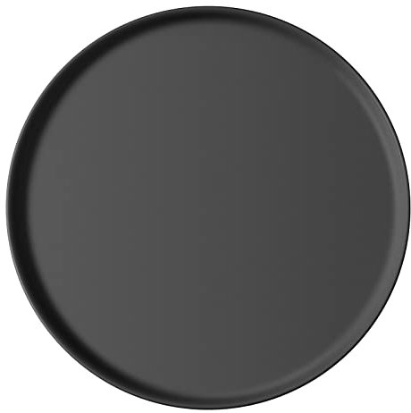 Villeroy und Boch Iconic Universal Plates, Set of 6, Diameter 23.8 cm, Versatile Dinner Plates Made of Premium Porcelain, Dishwasher Safe, Black