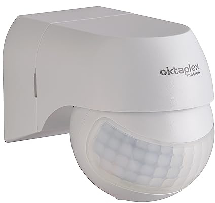 Oktaplex Ana Bewegungsmelder Aussen schwenkbar weiß