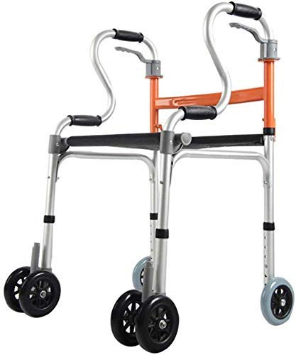 Rollator s Rollator 4 Wheels, Portable Foldable, Drive Rollator with Seat, Medical Rolling Double Brake System, Used for Seniors Walking
