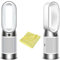 Panno & Dyson – HP10 – Purifier Hot & Cool – Purifier Hot & Cool – Purificatore d'aria con ventola e funzione di riscaldamento (bianco/nichel)