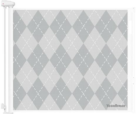 Treppenschutzgitter Türschutzgitter Ausziehbar 0-330cm,Absperrgitter Schutzgitter Treppe für Baby, Kinder,Katzen und Hunde,Geeignet für Treppen,Türen,Innen,Außen
