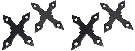MARALANG 4 Pcs Protective Gaskets Longboard Hardware Deck Accessories Pads Screw Pads Round Edge Parts Skateboard,Black