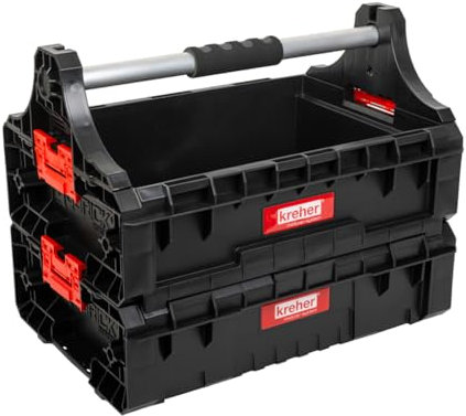 Chariot à outils XL modulable - Mallette d'atelier de la série « Q-Brick » - Avec de nombreux accessoires - Pour usage privé et commercial