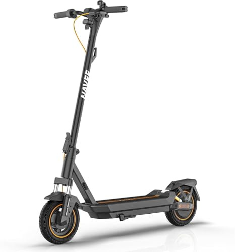 NAVEE GT3 Pro D E-Scooter Erwachsene 400W Motor | 60 km Reichweite | Vierfach-Federung | Klappbar (54 cm) mit IPX5 & TÜV-Zulassung Stadtscooter für Kopfsteinpflaster/Steigungen 22% | 60 km,Doppelfederung, 10 Tubeless,120 kg Zuladung,8 Stunden Ladezeit,TÜV, TCS, Blinklichter, IPX5, Apple Find My, klappbar