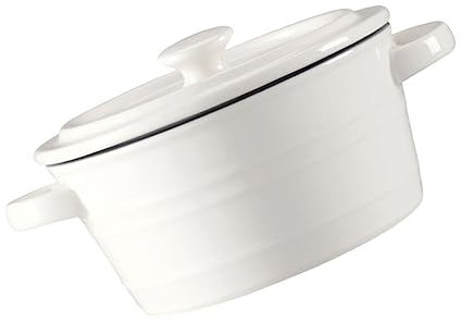 HOLIDYOYO Ciotola in Ceramica Binaurale Ciotola Per Macedonia Di Frutta Insalatiera in Ceramica Coperchio Stoviglie Per Conservazione Domestica