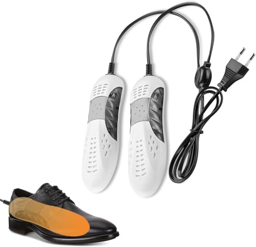 Schuhtrockner Elektrisch, 2026 Schuhtrockner Elektrisch, Stiefeltrockner,Stiefeltrockner für Skischuhe Socken Schuhe Handschuhe (Weiß)