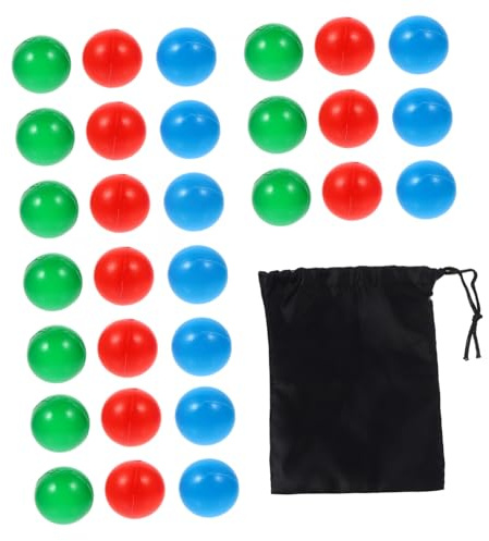 Gatuida Pelota de Enseñanza de Matemáticas 30 Piezas 15mm Plástico
