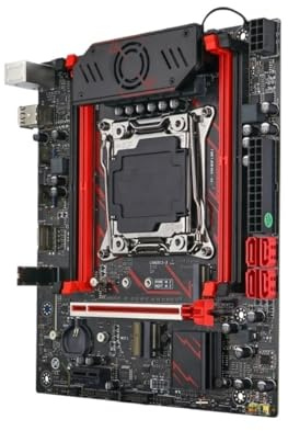 1 Placa Base for Juegos X99 C612 con CPU Xeon E5 2680 V4, 16 GB de RAM DDR4, 2133 MHz. Componentes for Ordenador de sobremesa.(Motherboard+CPU)