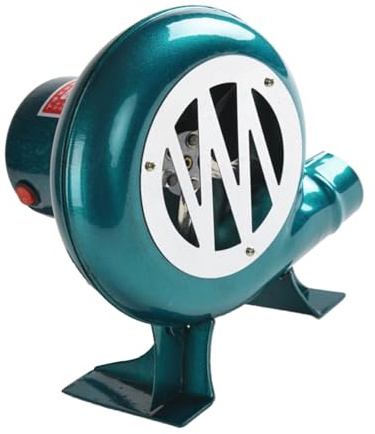 Soplador De Aire Eléctrico Centrífugo - Turbina Castillos Hinchables, Parrilla del Encendedor Carbón La Fan, Excitador Llama Arranque Fuego(30W)