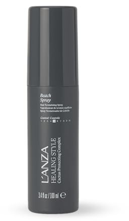 L’ANZA Healing Style Beach Spray with Medium Hold Effect - Eliminates Frizz, Detangles and Boosts Hair´s Shine, With UV and Heat Protection to prevent sun and styling damage (3.4 Fl Oz)