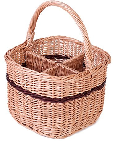 e-wicker24 Alles aus Weide Flaschenkorb 4