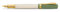 Kaweco STUDENT Füllhalter 60's Swing I Premium Füllfederhalter für Tintenpatronen mit hochwertiger Stahlfeder in Grün & Creme I Nostalgischer Luxus Füller 16 cm I Federbreite: M (Medium)