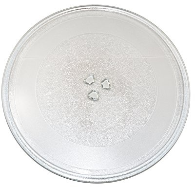 HQRP 12.75 / 32.5cm Glass Turntable Tray Compatible with GE General Electric Sears Kenmore LG Whirlpool Amana Frigidaire Microwave Oven Cooking Plate 12-3/4-inch 325mm