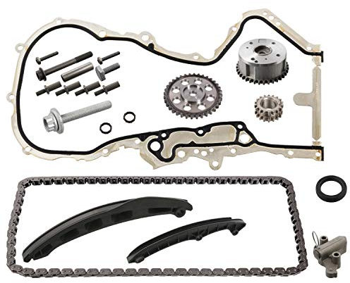 febi bilstein 106306 kit catena distribuzione per albero a camme, con guide di scorrimento e tendicatena, 1 unità