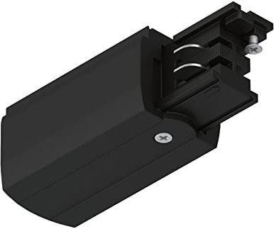 Paulmann 91363 - Sistema di guida ProRail3, estremità sinistra, 99,5 x 35 mm, max. 3,680 W, colore: Nero