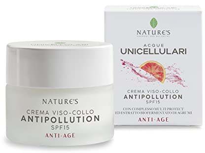 Nature's Acque Unicellulari Crema Viso-Collo Antipollution SPF15