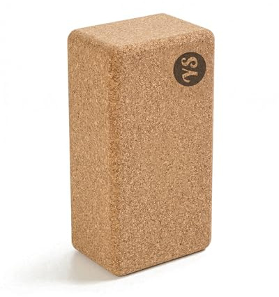 Yoga Studio Der bequeme Kork-Yoga-Block (22,5 cm x 12 cm x 7,5 cm), antibakterieller Yoga-Block mit abgerundeten Kanten.