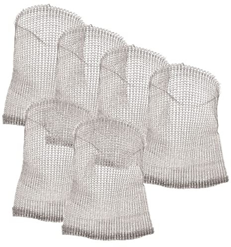 BESPORTBLE Protezioni Per Radici Vegetali in Rete 6 Pezzi Cestini in Filo Di Acciaio Inossidabile Rete Protettiva Per Piante Da Esterno Rete Da Giardino - Borsa A Rete Per Giardinaggio