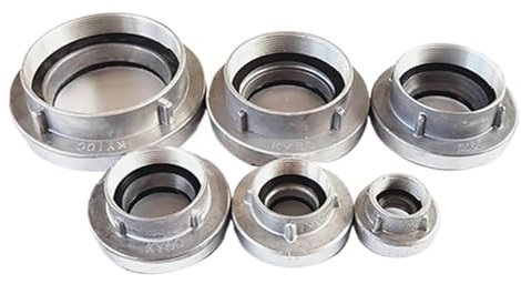 Genérico Cabezal de conexión de manguera de acoplamiento hembra de 1,5, 2, 2,5, 3, 4 y 1 pulg. Adaptador de tapa de aluminio, accesorios duraderos for bomba de agua(2.5in Female)
