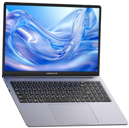 MOMENTPLUS VIE16 16 tum bärbar dator, 16 GB, DDR4, 512 GB, NVMe SSD, bärbar dator med Intel N95-processor (upp till 3,40 GHz), Intel UHD-grafik, HDMI1/Wi-Fi 5/Bluetooth 4.2/2 x USB 3.2 för kontor och