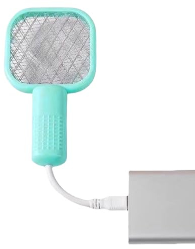 Yulokdwi Matamoscas Eléctrico, Matainsectos Portátil, Rejilla Segura con Luz para Protección en Casa Cocina Dormitorio Jardín Camping