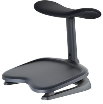 Libernovo StepSync Fußstütze für unter den Schreibtisch am Arbeitsplatz, verstellbare ergonomische Fußstütze für bessere Durchblutung und vielseitigen Komfort, Fußhocker für das Homeoffice, Schwarz