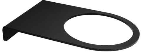 Ciieeo Soporte de Pared Negro para Balones Deportivos, Estante Montado para Almacenamiento y Exhibición de Baloncesto, Fútbol, Voleibol y Rugby, Organizador Compacto para Sala de