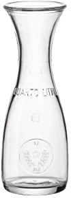 CARAFFA Misura BOLLATA L.0,25 Vetro BORMIOLI