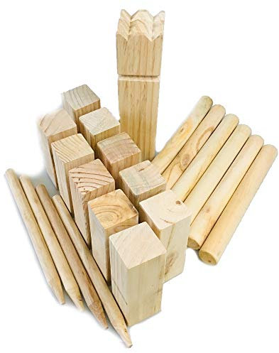 Haushalt International Outdoor Schach Nordmann Schach Kubb Spiel 22 teilig