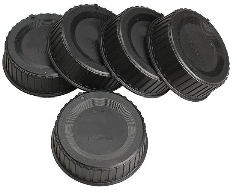 Vktech® 5pcs Rear Lens Cap Cover for All Nikon AF AF-S DSLR SLR Camera LF-4 Lens