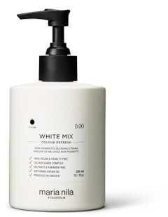 Maria Nila - Colour Refresh White Mix, 300 ml - Pflegende Haarmaske für individuelle Pastellfarben & mehr Glanz - Lebendige Farbpflege für kreative Haarstylings - Vegan & Tierfreundlich