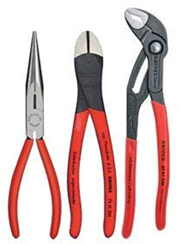 Knipex 3-Piece Universal Cobra Adjustable Pliers Set (KNT-002008S2)
