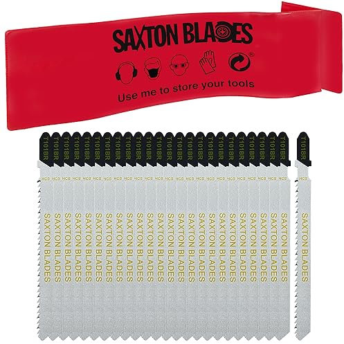 25 x Saxton Jigsaw blades Wood T101BR fit Bosch, Dewalt, Hitachi, Makita, Festool etc