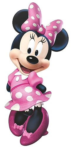 Disney RoomMates RMK2008GM Minnie Mouse Bow-tique Giant Peel and Stick Wall Decal