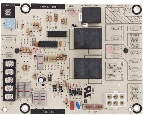 Honeywell Replacement Furnace Fan Control Circuit Board ST9120C2010, 4 Inch, 3-Pin, 24V AC, Compatible with Radiator and Furnace
