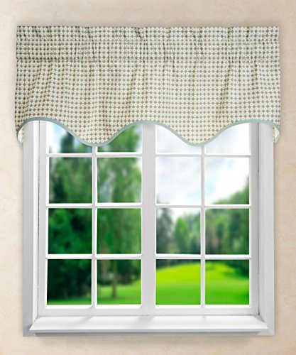 Ellis Curtain Strobe Wave Volant, 127 x 38,1 cm, Bliss