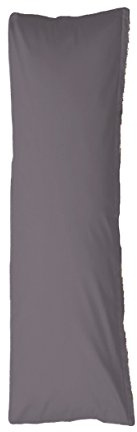 Bellana Seitenschläferkissen Bezug Stillkissen Mako Jersey 40x140 cm Farbe: grau