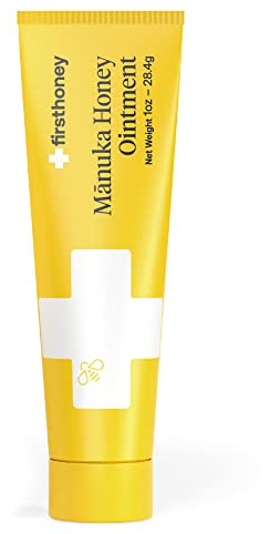 First Honey | Sterile Honey Ointment | 100% Active Manuka Honey | Reduces Heat, Itchiness and Pain| Protection from Infection | 14.2g