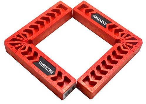 Oudtinx Positionierwinkel, Holzbearbeitungswerkzeug, 90 Grad Winkel für Bilderrahmen, Boxen, Schränke oder Schubladen (Set von 2) 15,2 cm