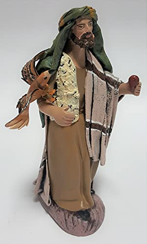 Arte Pesebre Pastor con águila, para Figuras de 14 cm