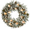 Summer Wreath Large Front Door Wall Hanging Sage Green Wooden Garland Ornament Evergreen Wreaths Decoration