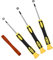 Torx Screwdriver Sets 3Pcs T6 T8 T10 Security Torx Drivers with Pry Tool, Magnetic Screwdrivers Precision Repair Kit Compatible with PS5 PS4 PS3 Xbox One Xbox 360 MacBook Computer