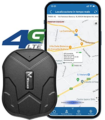 Zeerkeer GPS Tracker 4G Auto 5000mAh Locator 4G GPS Tracker für Fahrzeuge Versteckter magnetischer Wasserdicht Magnet mit freies Web APP GPS Gerät für Auto, Motorrad, LKW, Boot