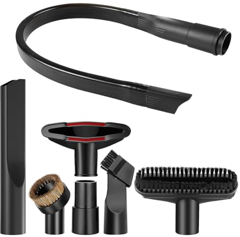 Giilayky Vacuum Cleaner Nozzle Set 32-35mm, Universal Vacuum Cleaner Attachment Brush with Crevice Nozzle Furniture Brush