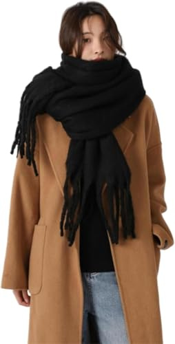 DSXH Kuschelige Warme Winter Schals、Langer Damen Schal mit